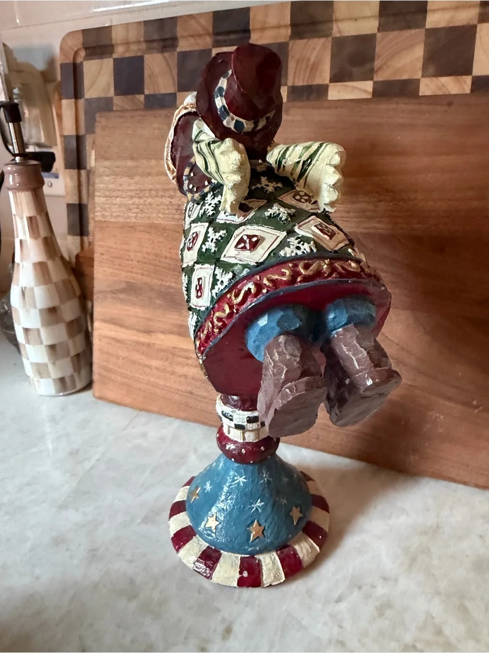 Vintage snowman decoration 9-1/2”